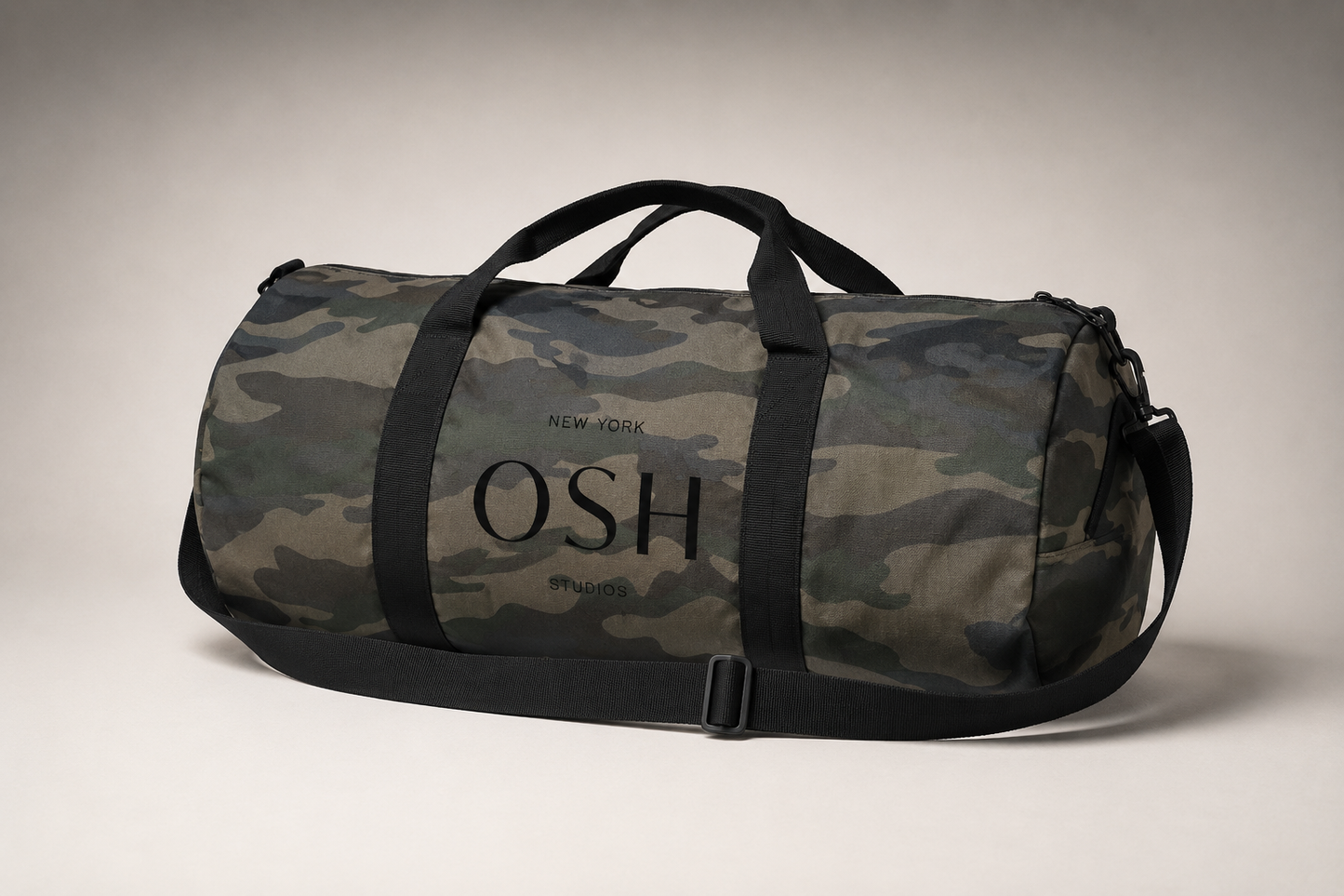 Forest camo duffle