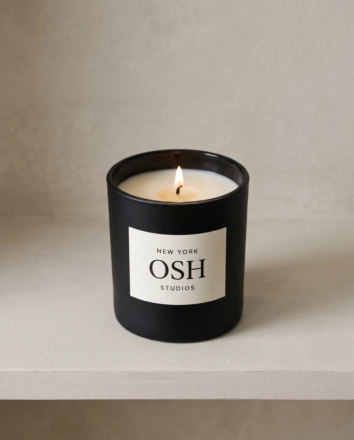 Soy candle — worn