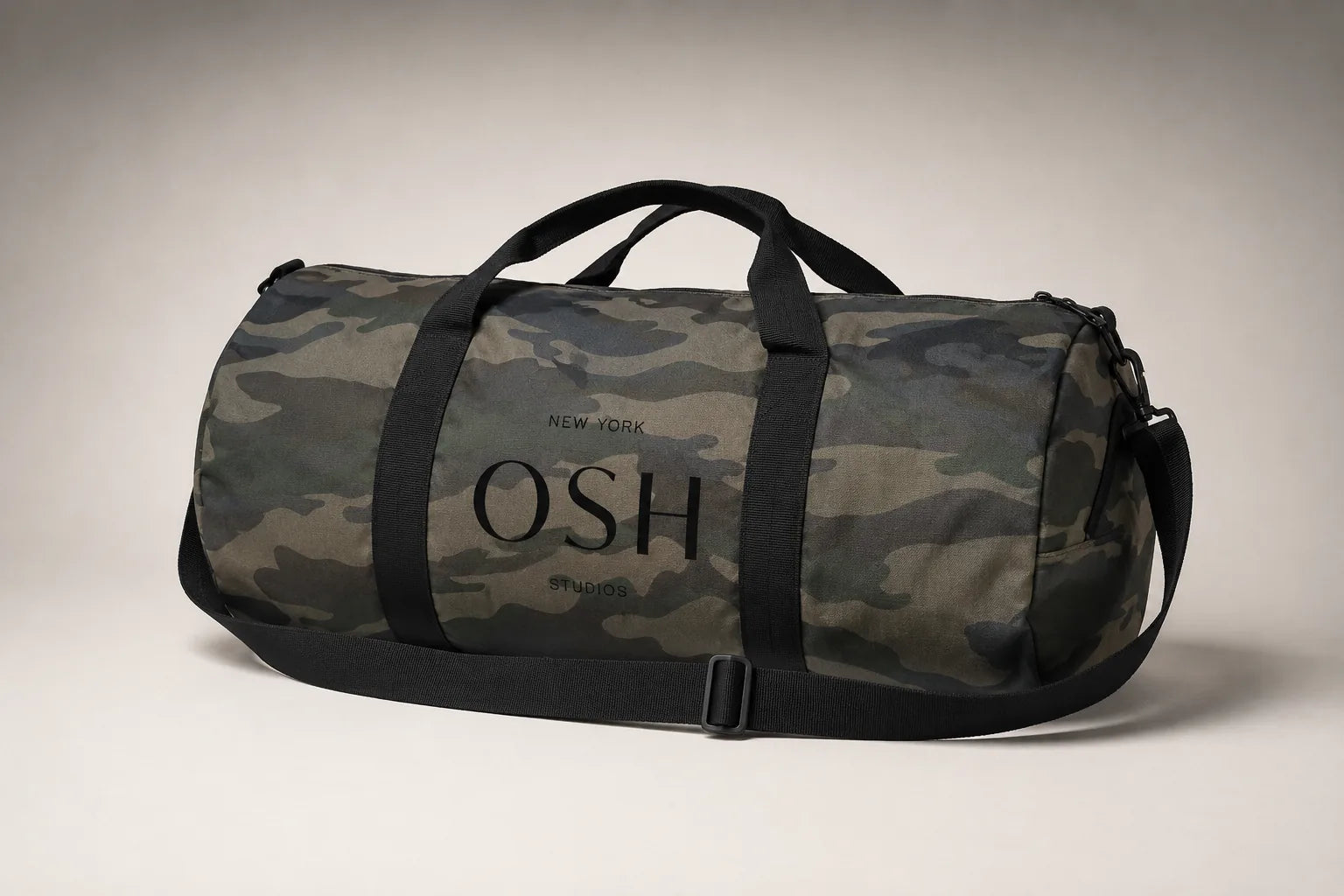 Forest camo duffle