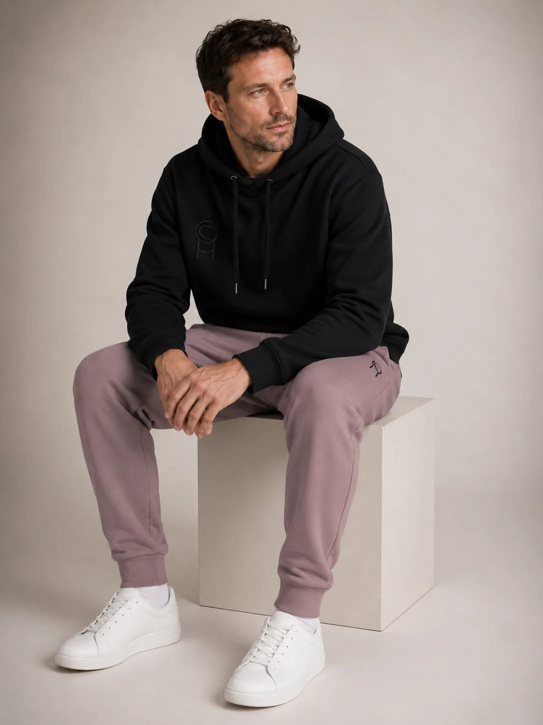 Cotton-blend joggers