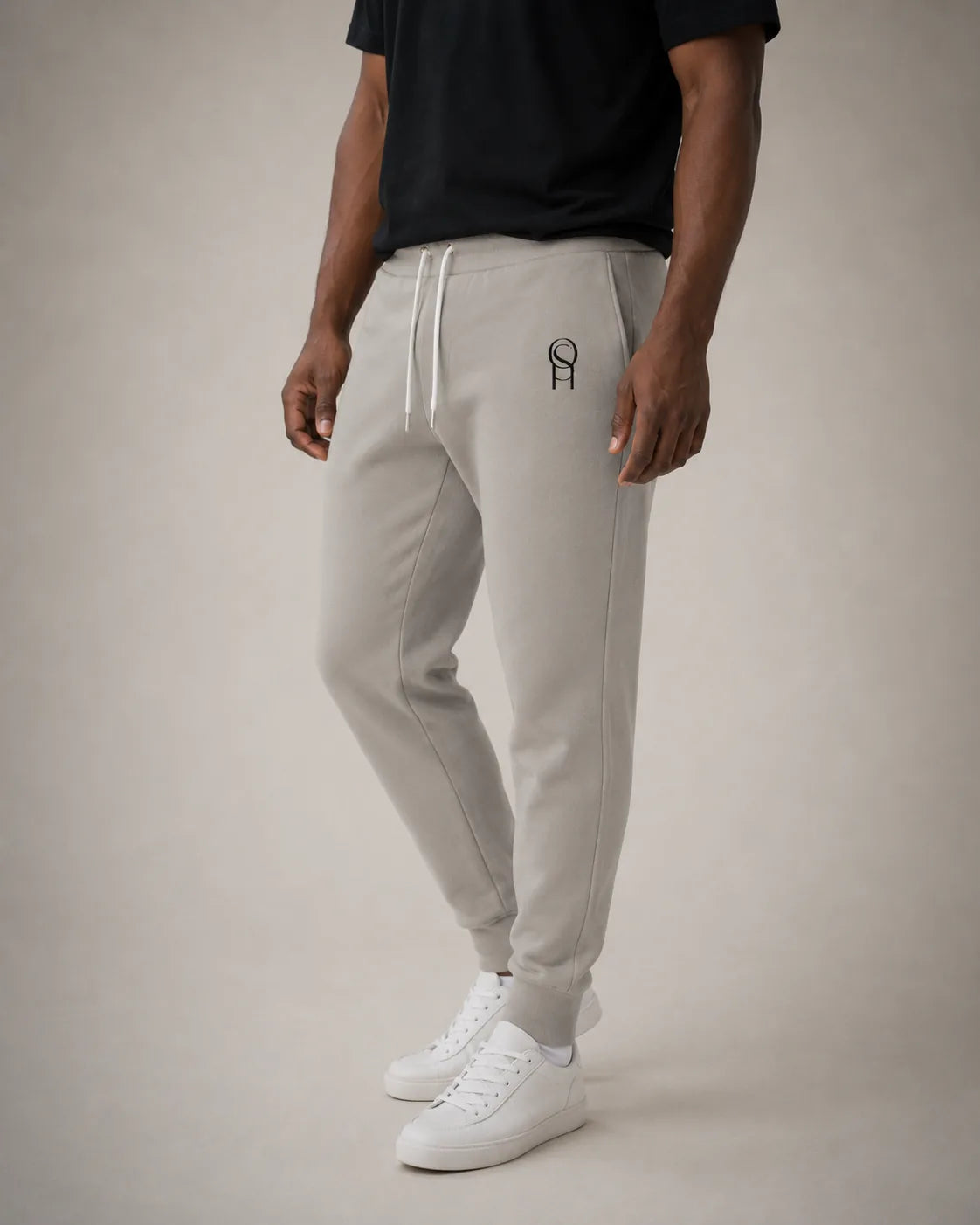 Cotton-blend joggers