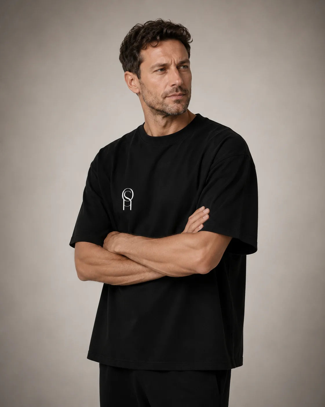 Embroidered cotton tee
